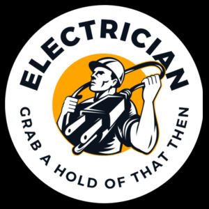 Electrician - Grab a hold of That - Mens Basic Tee Design