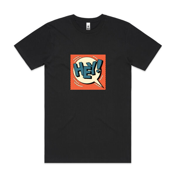 Hey - Mens Block T shirt Thumbnail